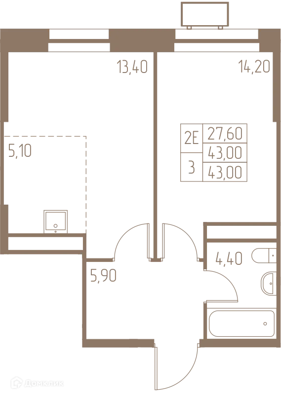 Фото квартиры в ЖК Фабрикант