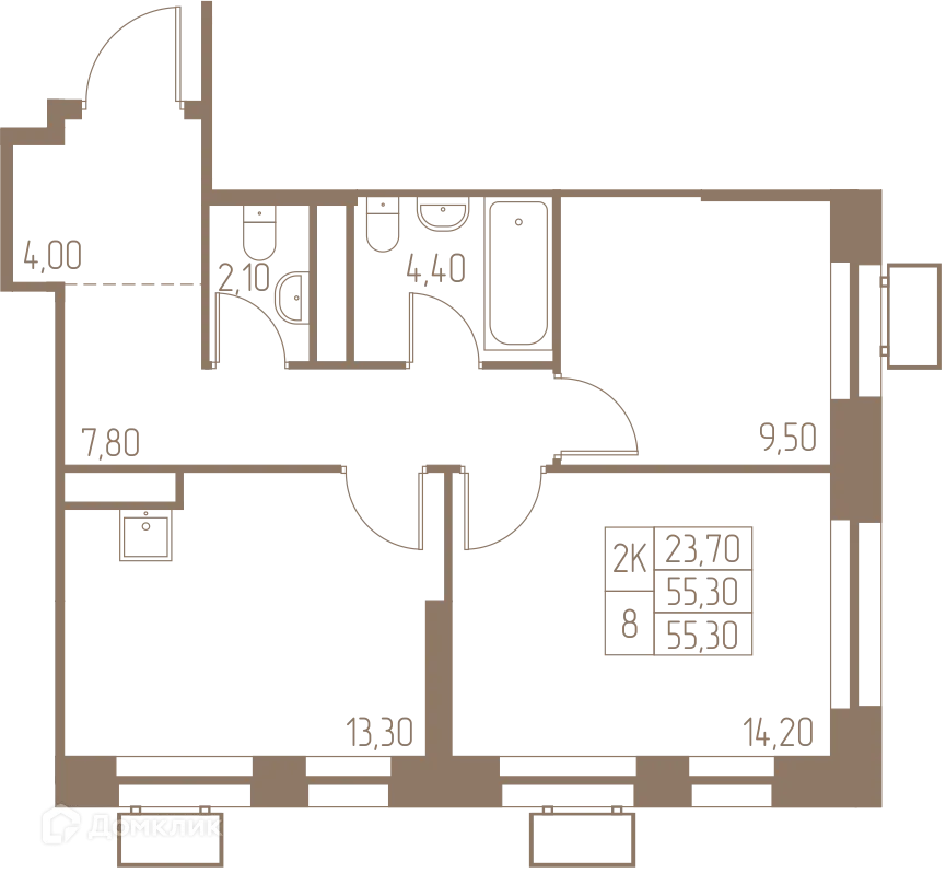 Фото квартиры в ЖК Фабрикант
