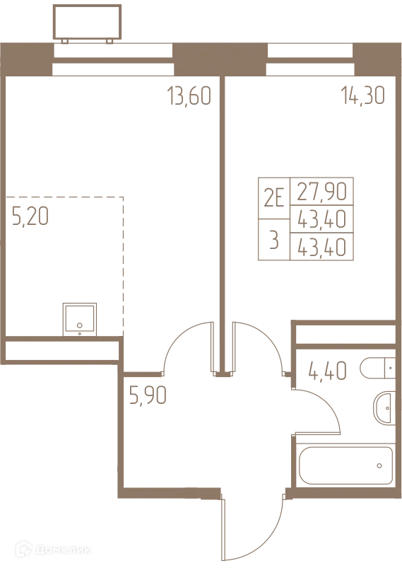 Фото квартиры в ЖК Фабрикант