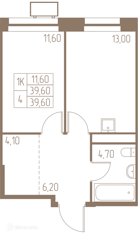 Фото квартиры в ЖК Фабрикант