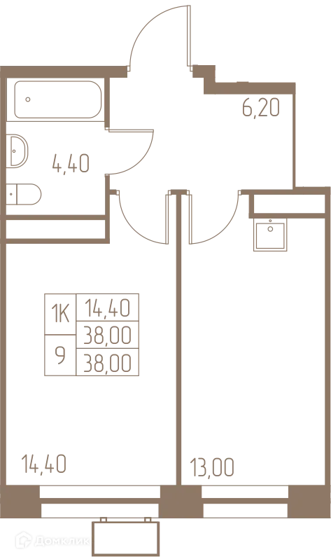 Фото квартиры в ЖК Фабрикант
