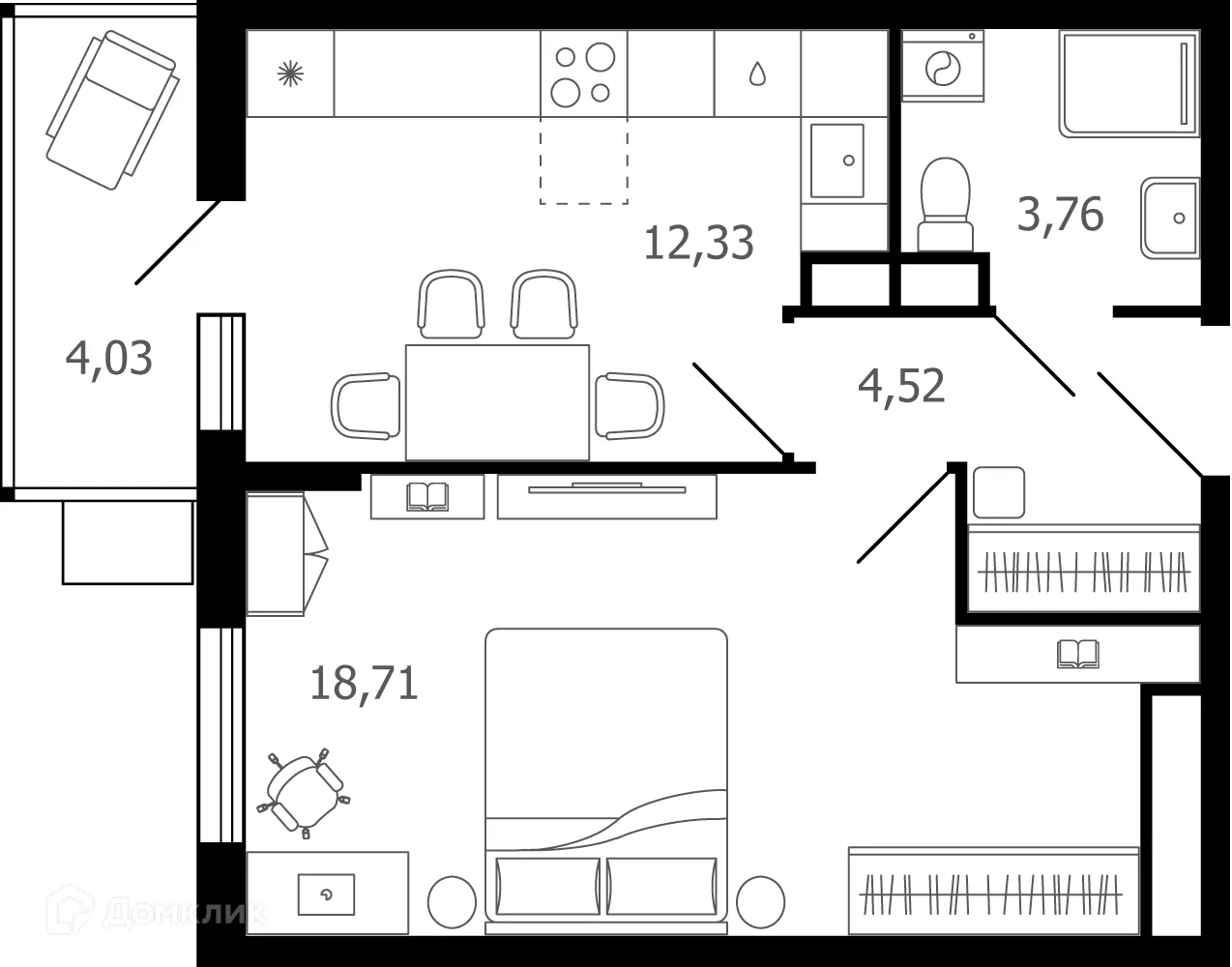 Фото квартиры в ЖК Десятка