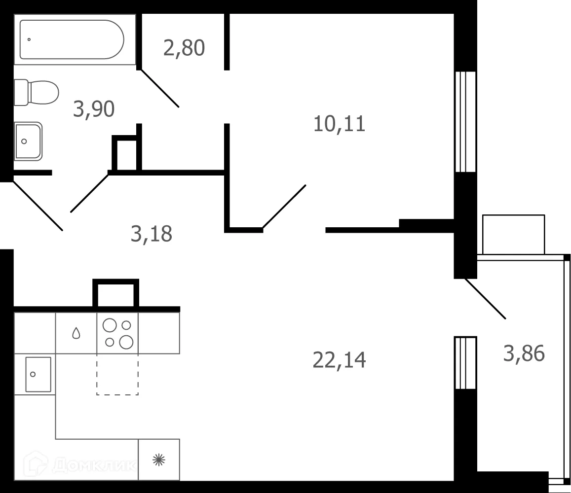 Фото квартиры в ЖК Десятка