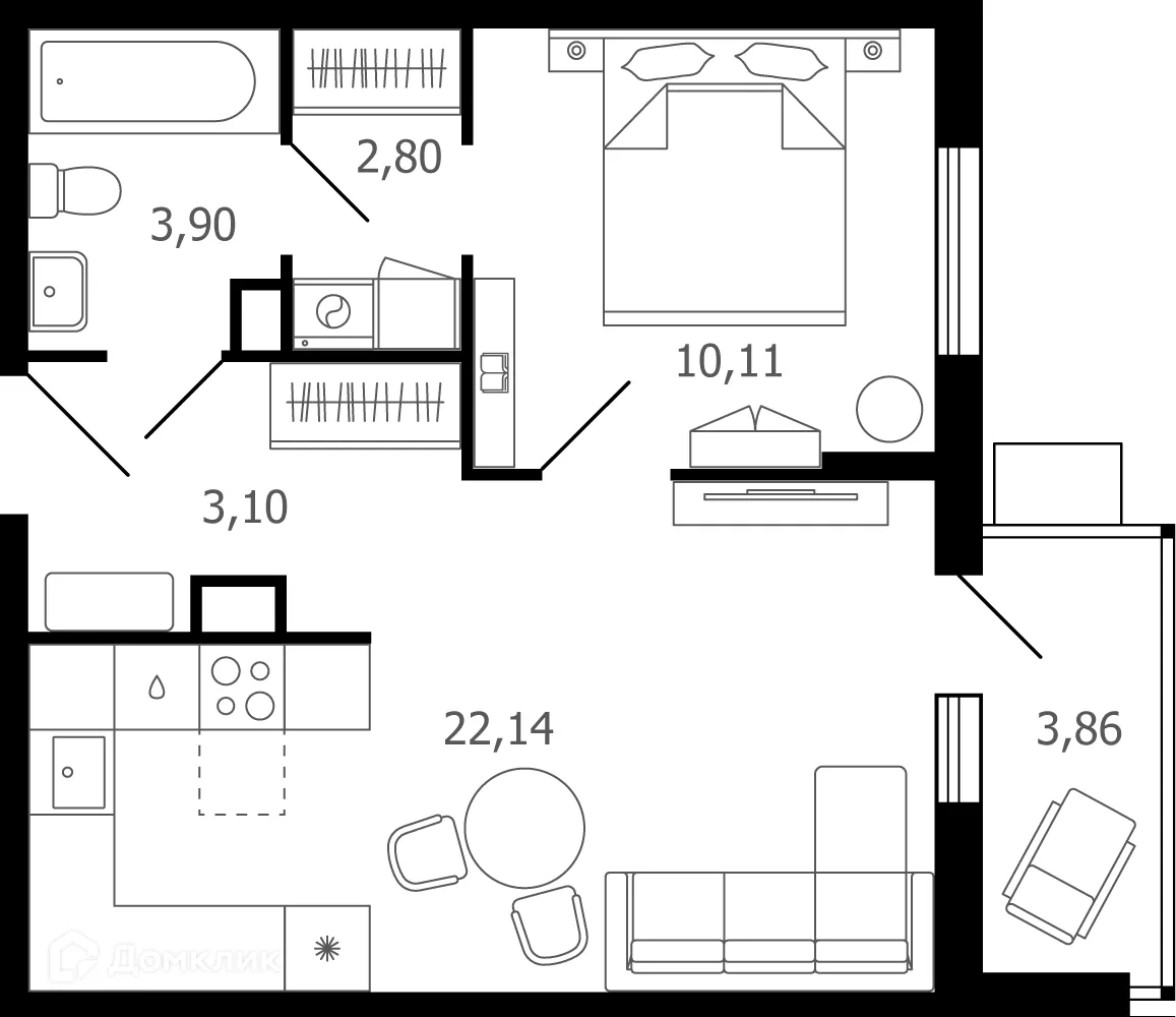 Фото квартиры в ЖК Десятка