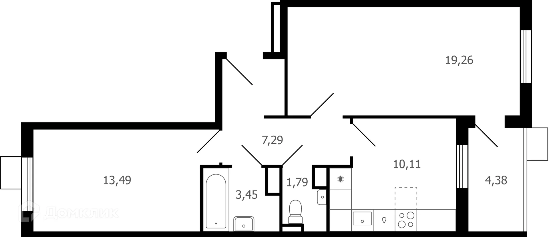 Фото квартиры в ЖК Десятка