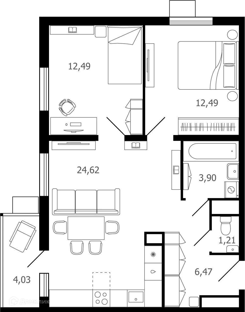 Фото квартиры в ЖК Десятка
