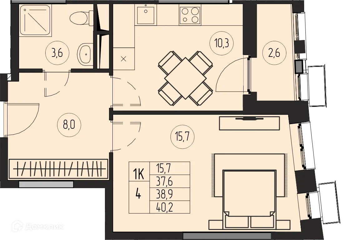 Фото квартиры в ЖК ПРЕМИУМ