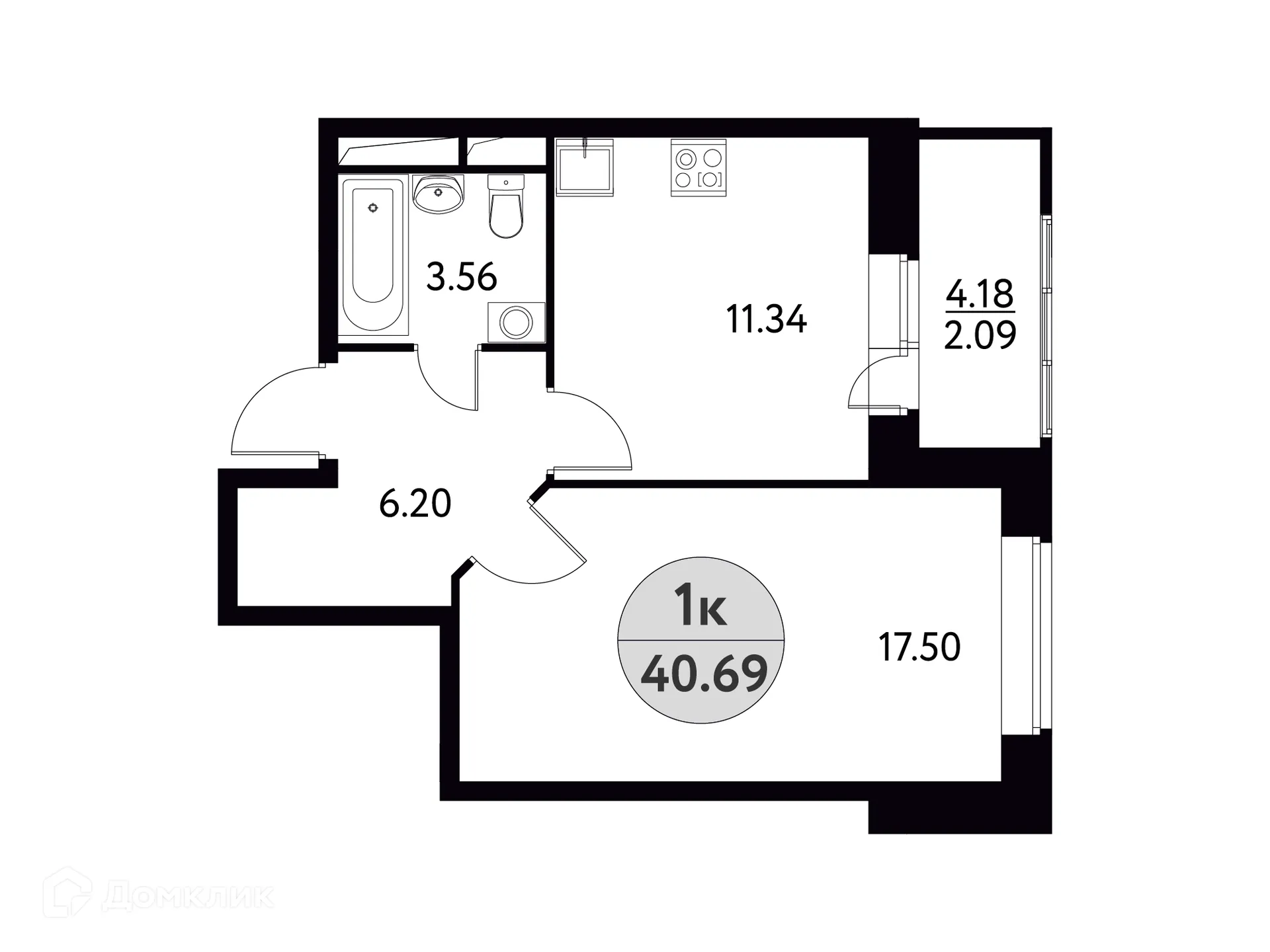 Фото квартиры в ЖК Солнечная Долина