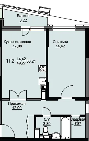 Фото квартиры в ЖК "Соболевка"