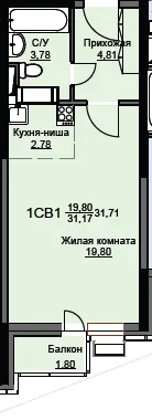 Фото квартиры в ЖК "Соболевка"