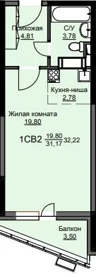 Фото квартиры в ЖК "Соболевка"