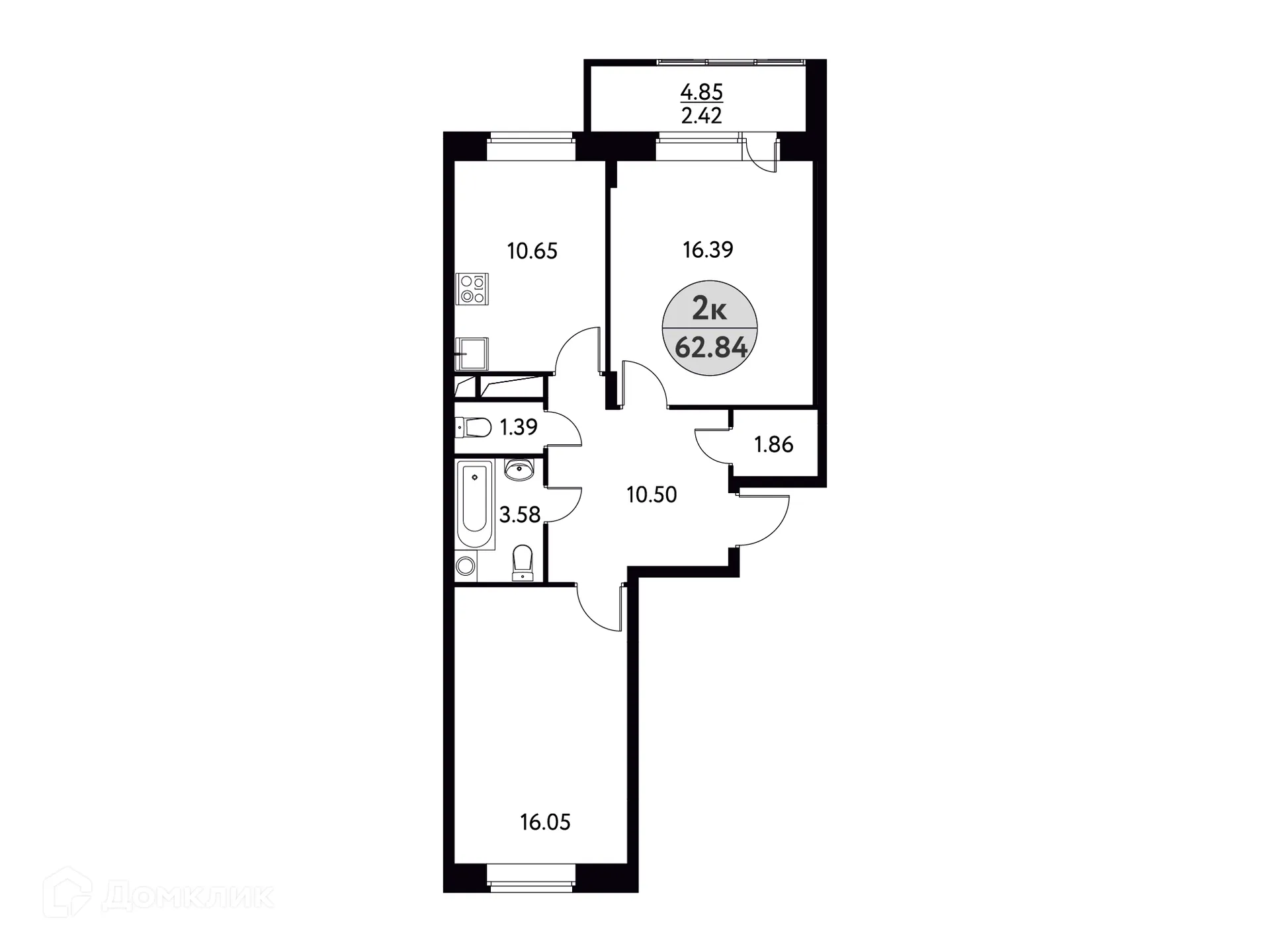 Фото квартиры в ЖК Солнечная Долина