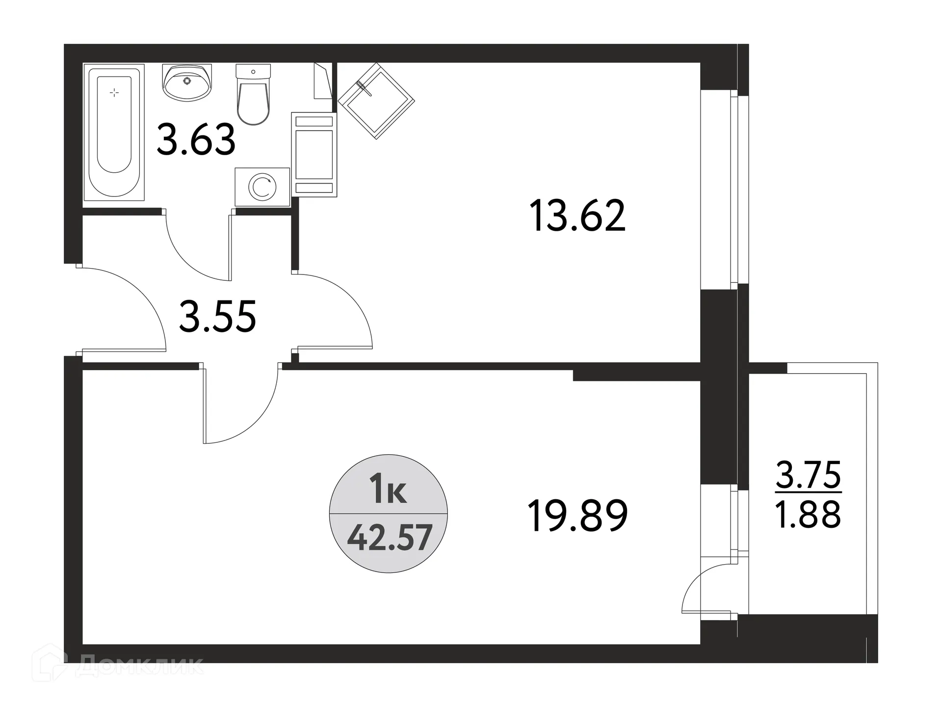 Фото квартиры в ЖК Дом на Сиреневой