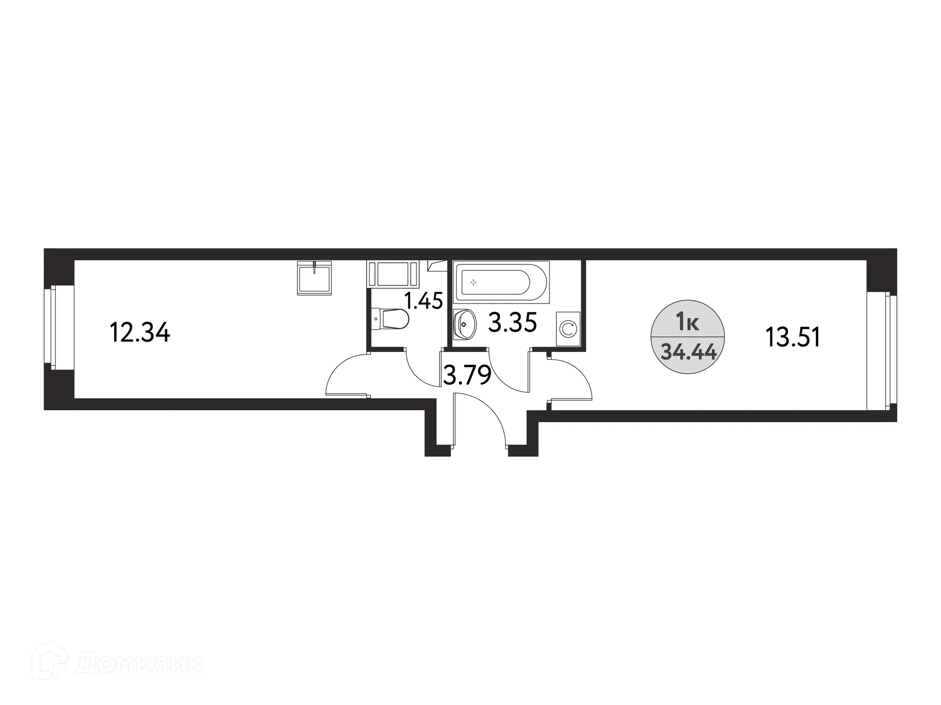Фото квартиры в ЖК Дом на Сиреневой