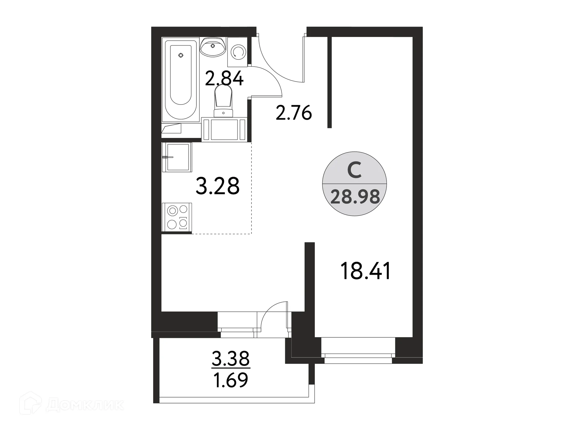 Фото квартиры в ЖК Дом на Сиреневой