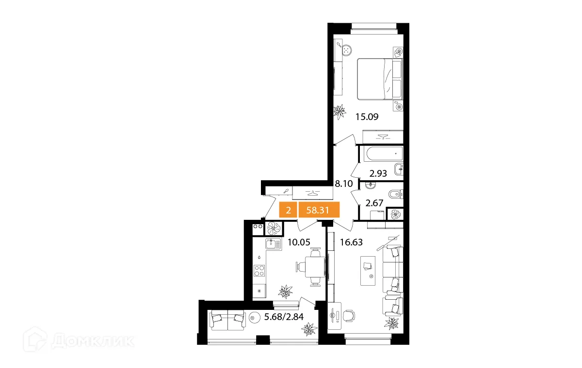 Фото квартиры в ЖК Планерный квартал