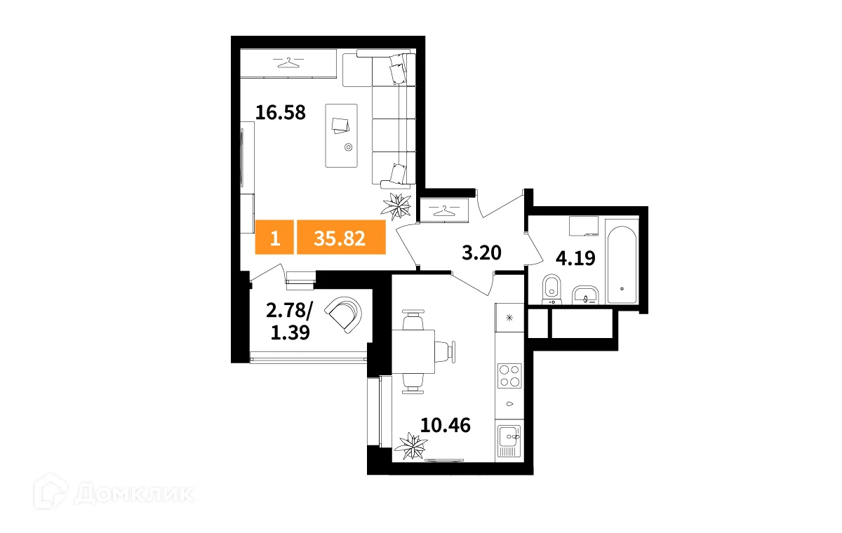 Фото квартиры в ЖК Планерный квартал