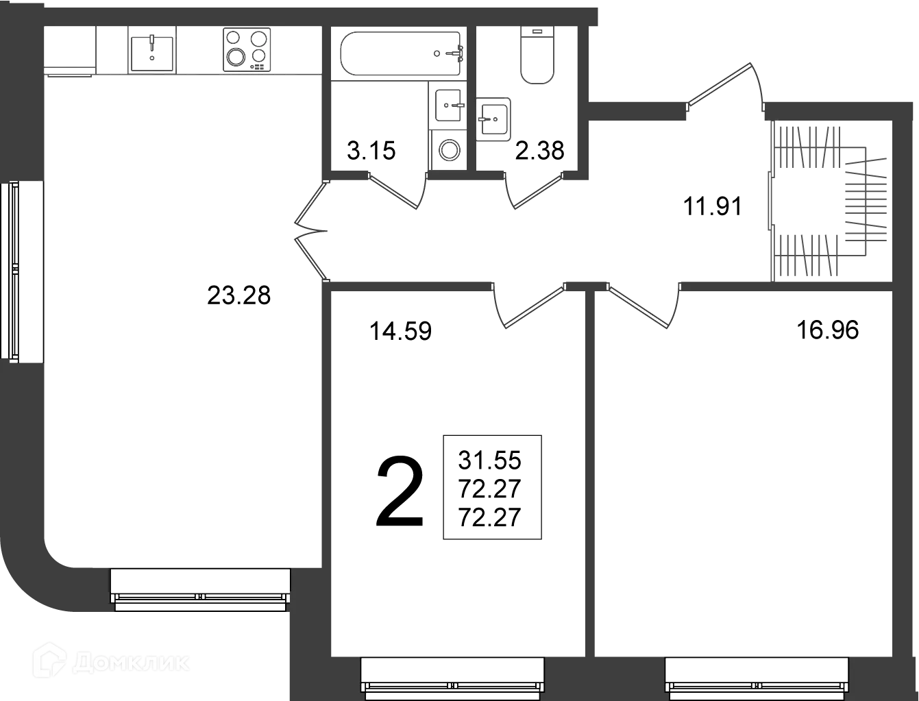 Фото квартиры в ЖК "Мишино-2"