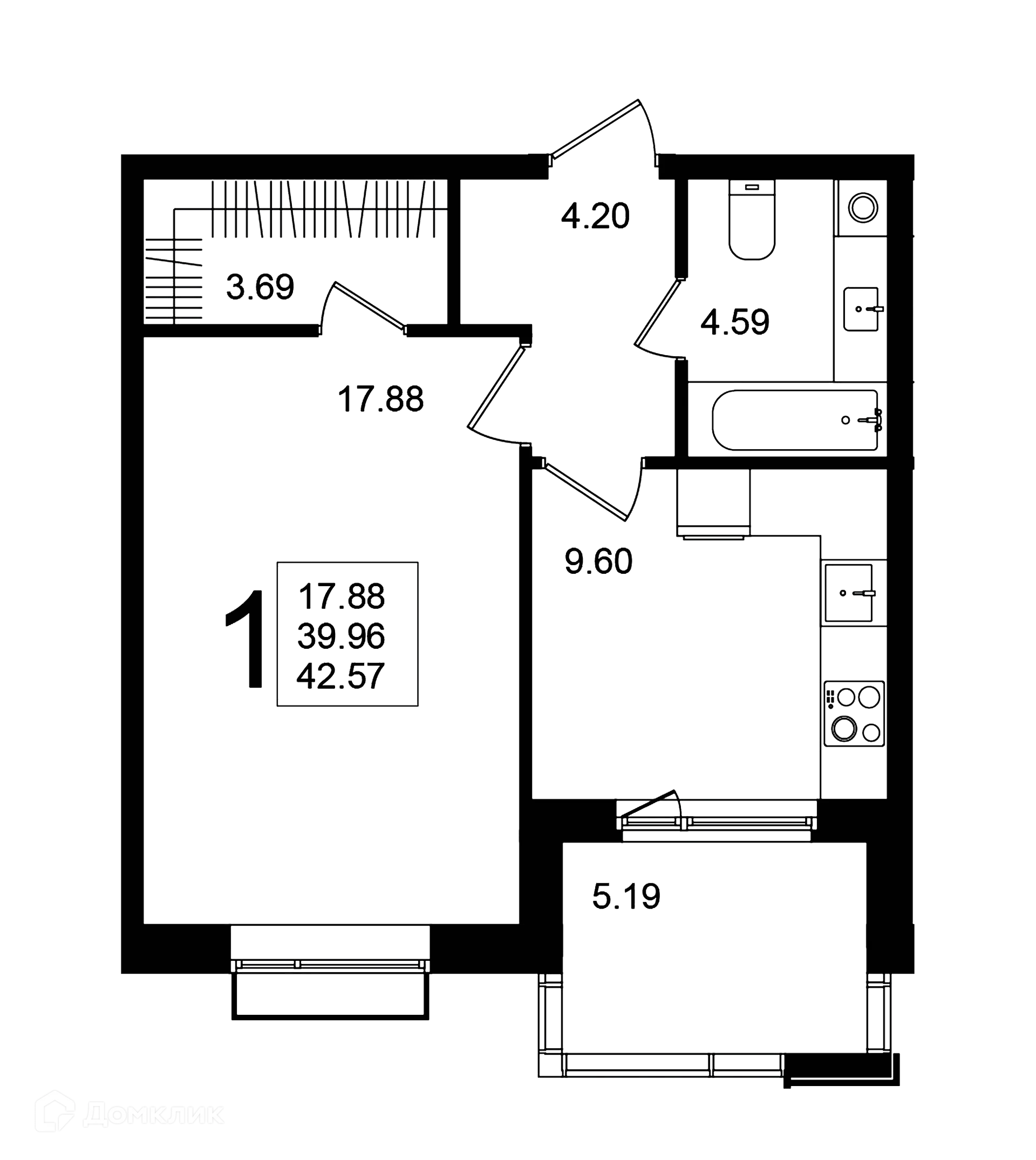 Фото квартиры в ЖК "Мишино-2"