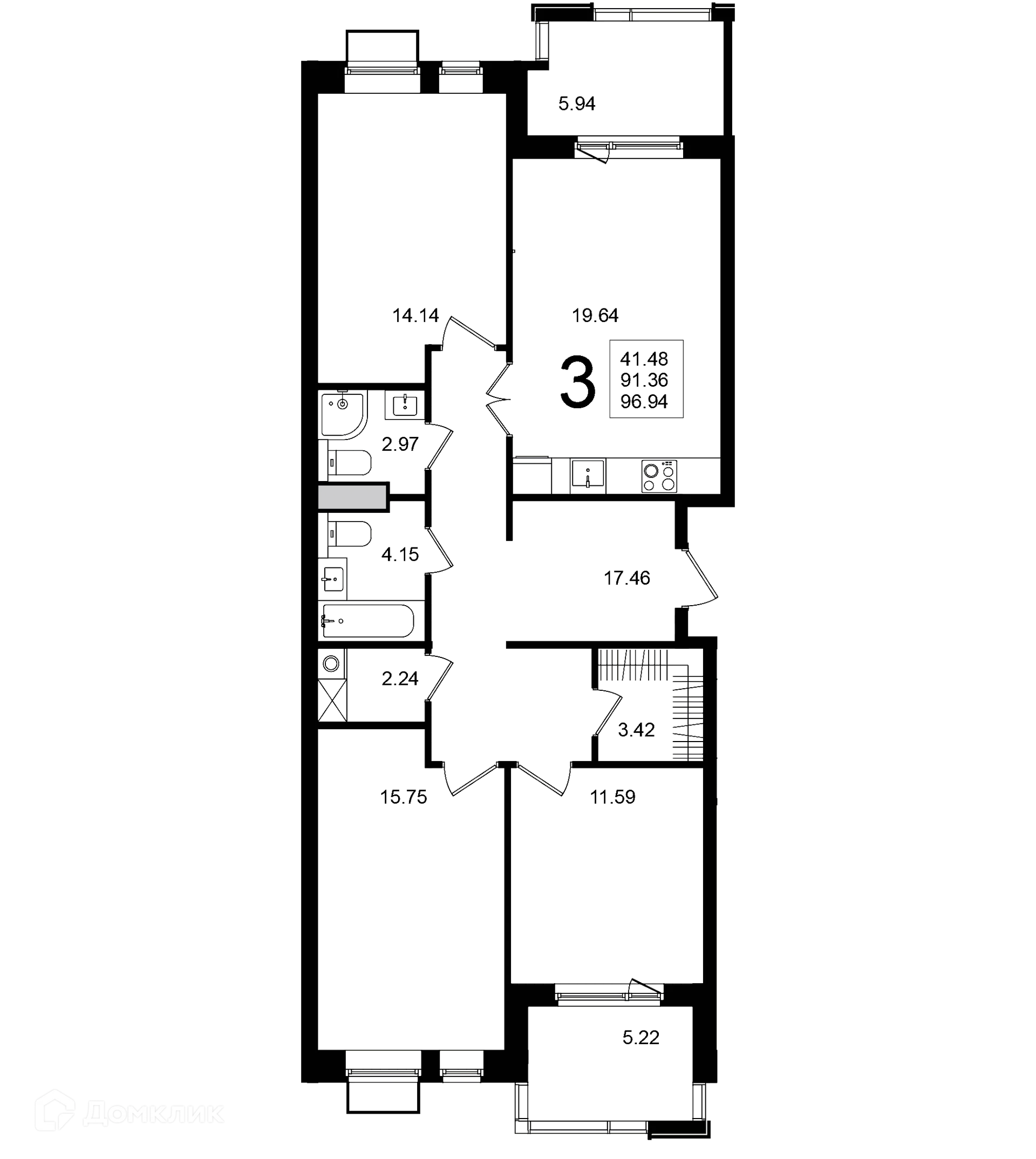 Фото квартиры в ЖК "Мишино-2"