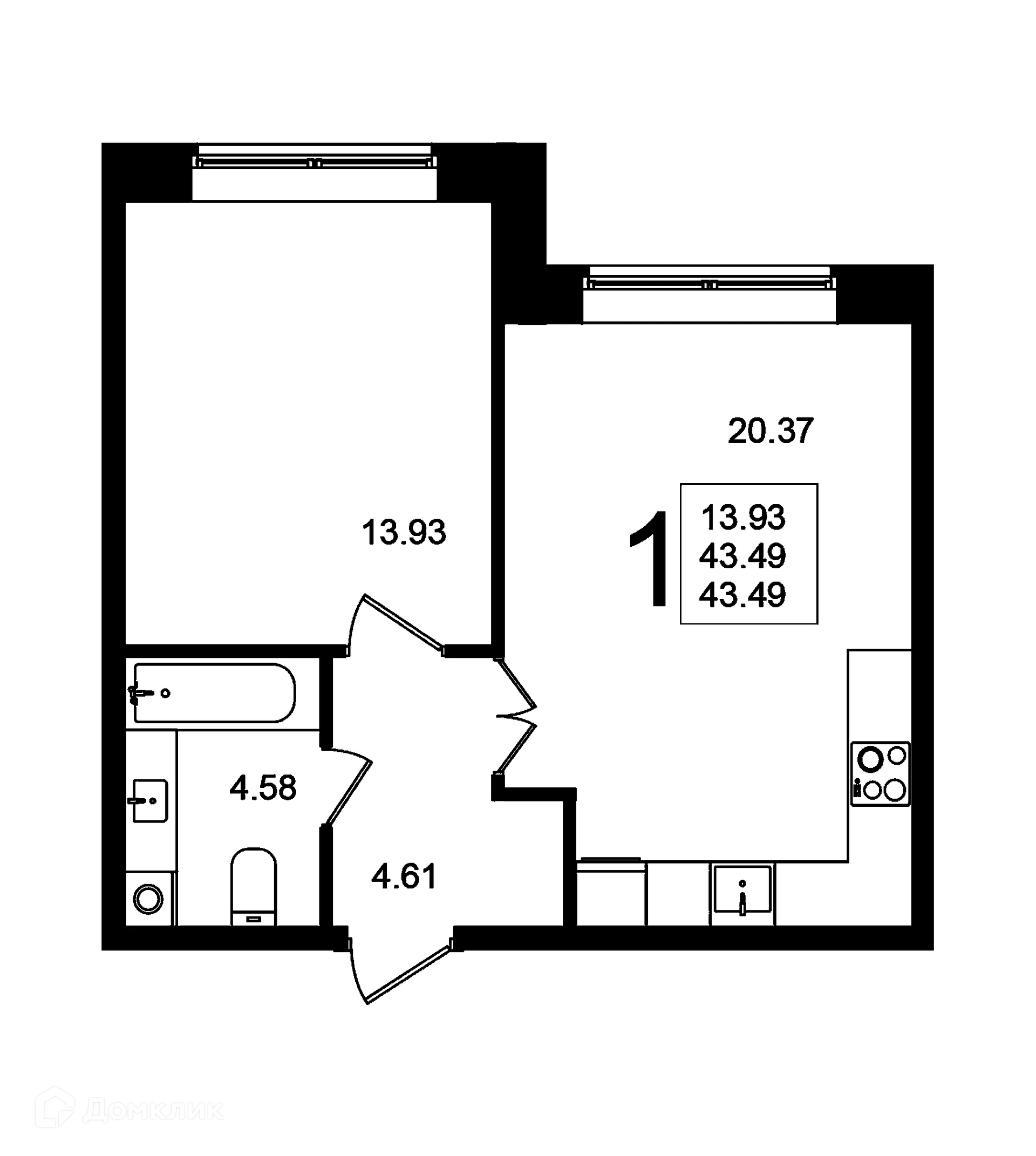 Фото квартиры в ЖК "Мишино-2"