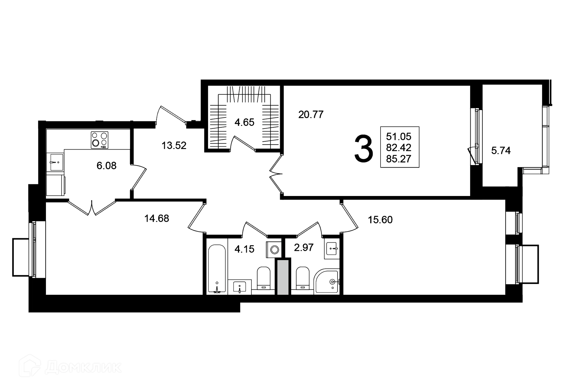 Фото квартиры в ЖК "Мишино-2"