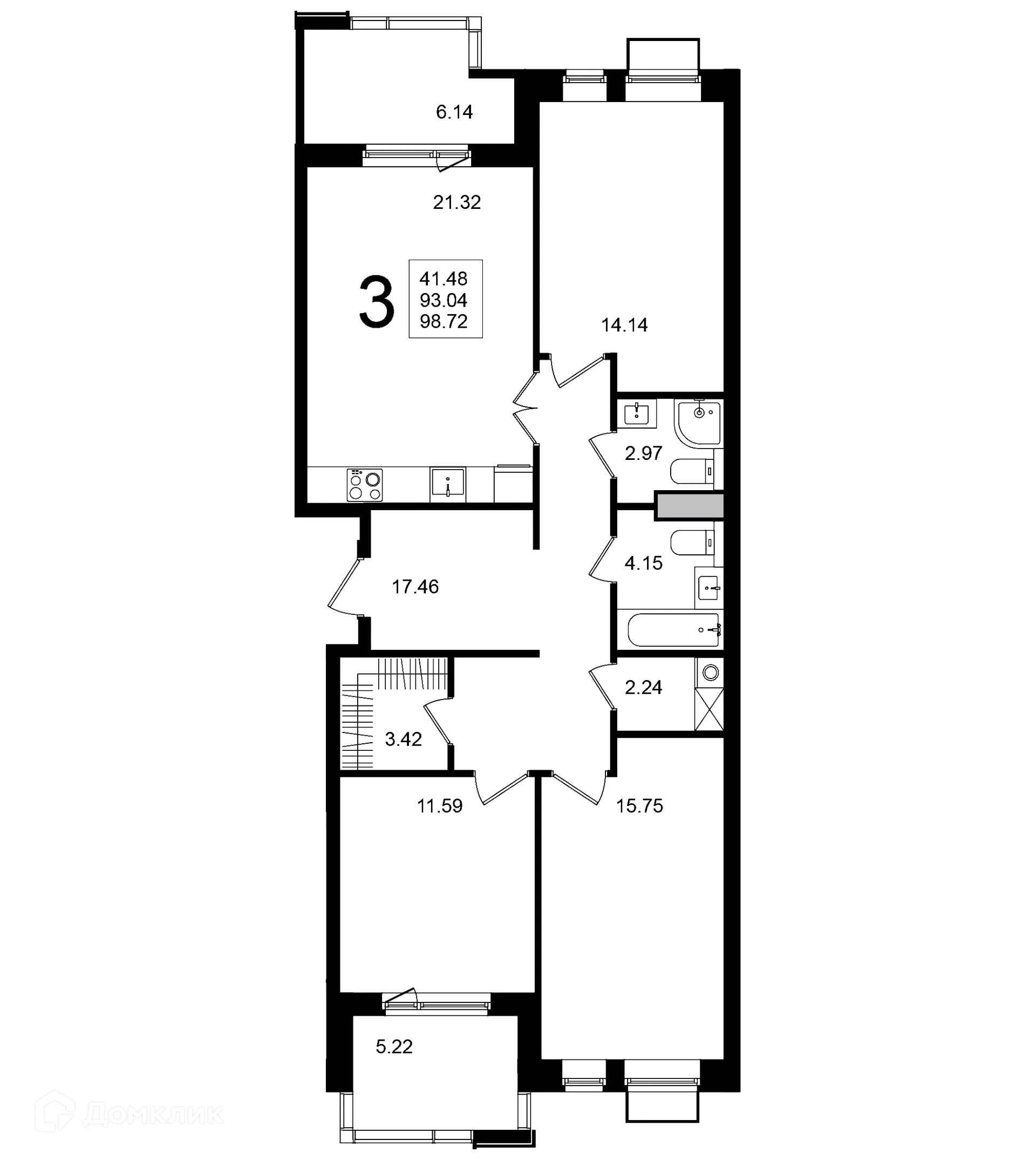 Фото квартиры в ЖК "Мишино-2"