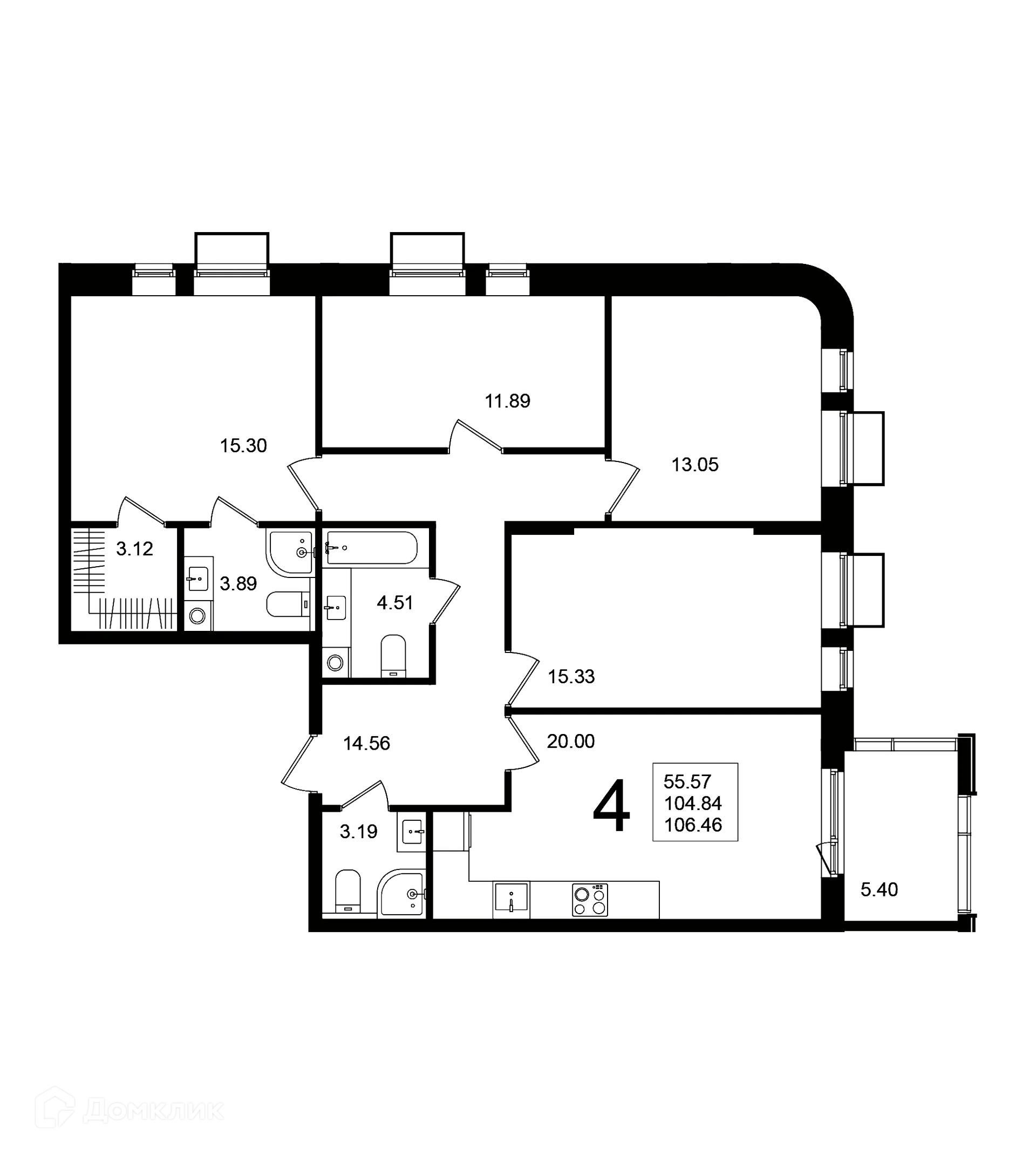 Фото квартиры в ЖК "Мишино-2"