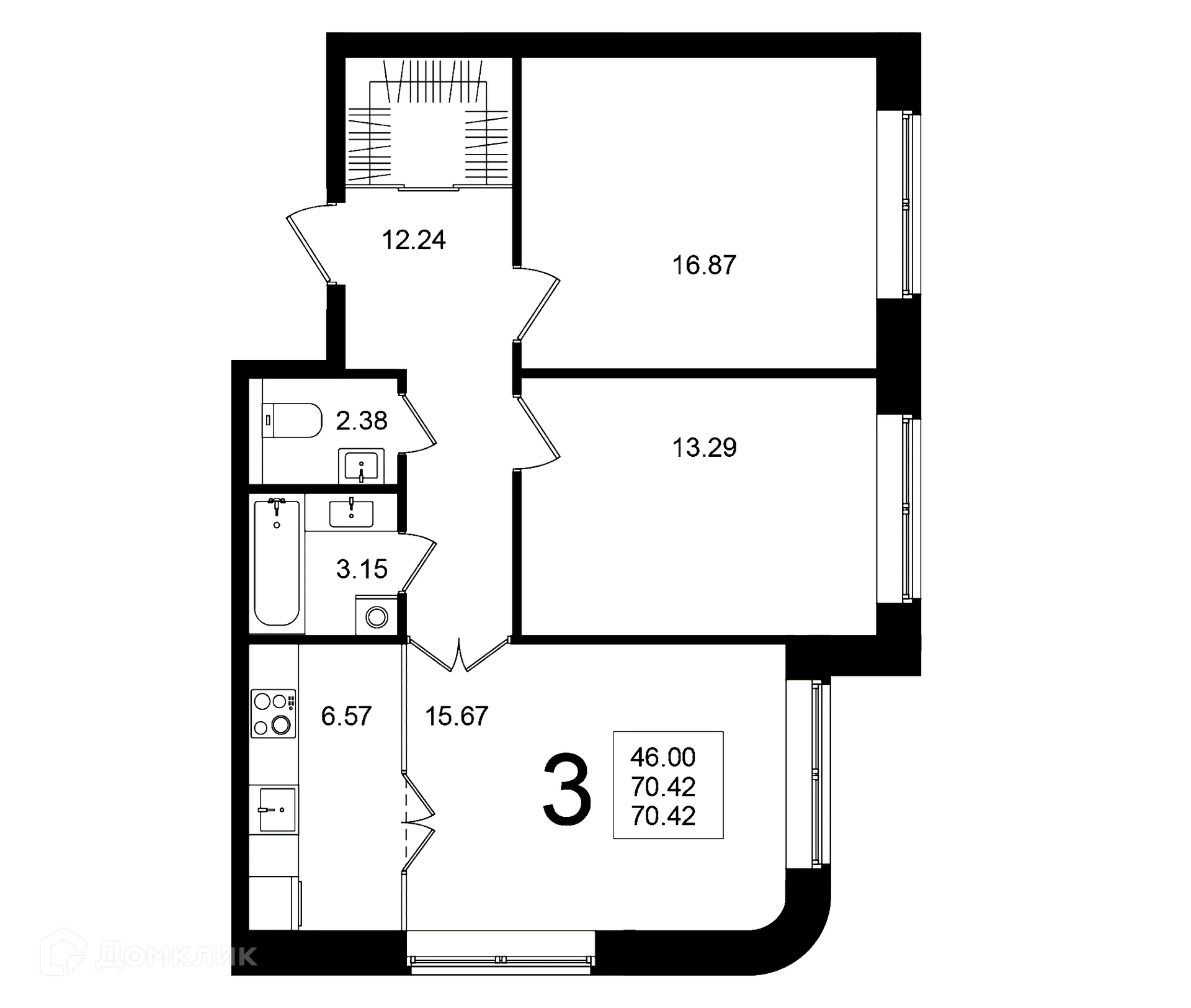 Фото квартиры в ЖК "Мишино-2"
