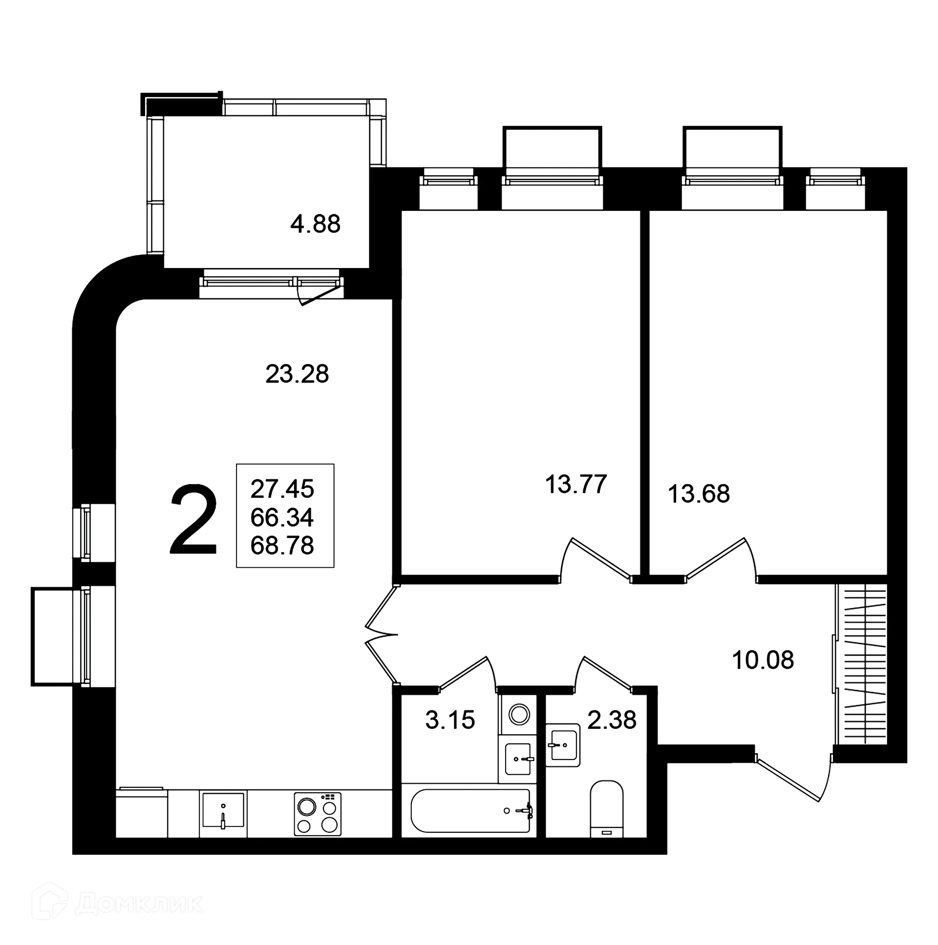 Фото квартиры в ЖК "Мишино-2"