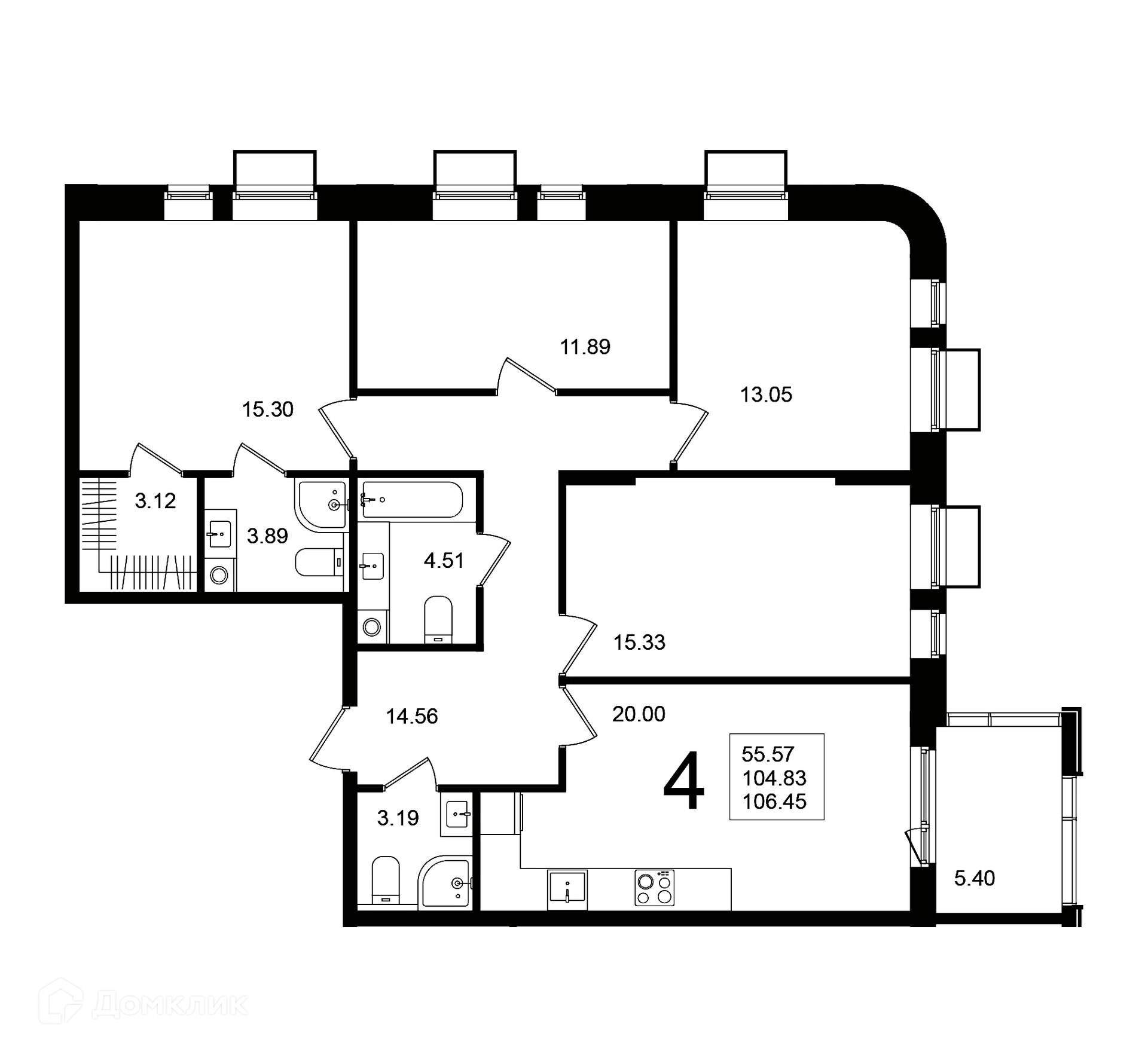 Фото квартиры в ЖК "Мишино-2"