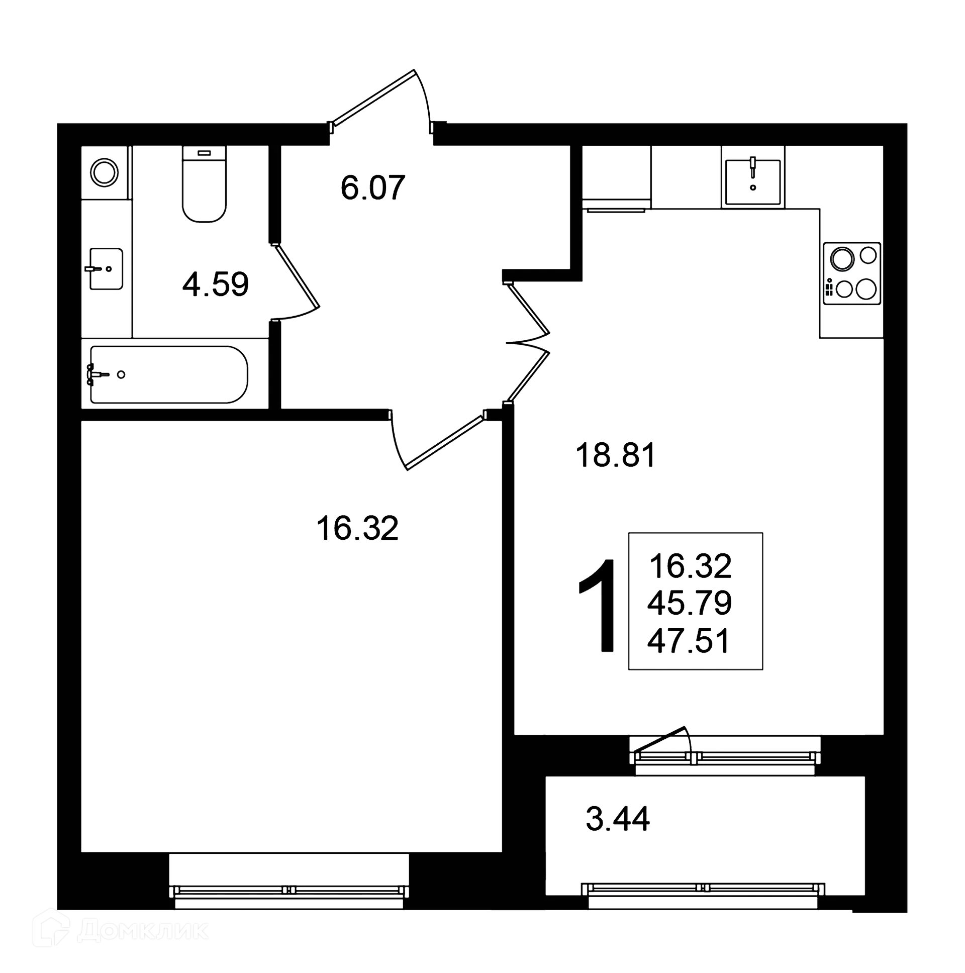 Фото квартиры в ЖК "Мишино-2"