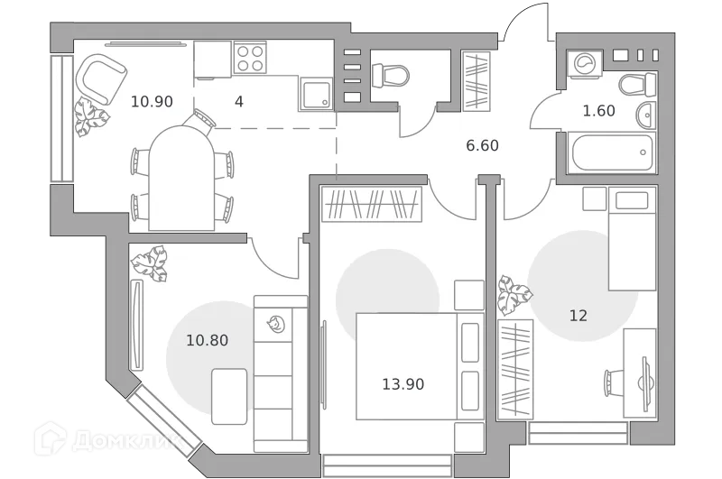 Фото квартиры в ЖК «Театральный парк»