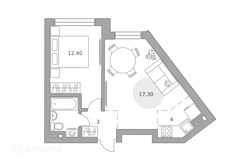 Фото квартиры в ЖК «Театральный парк»