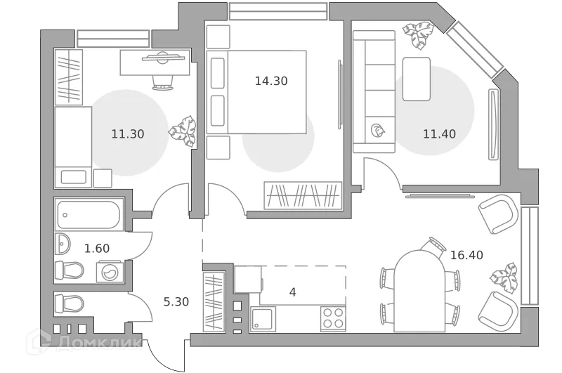Фото квартиры в ЖК «Театральный парк»