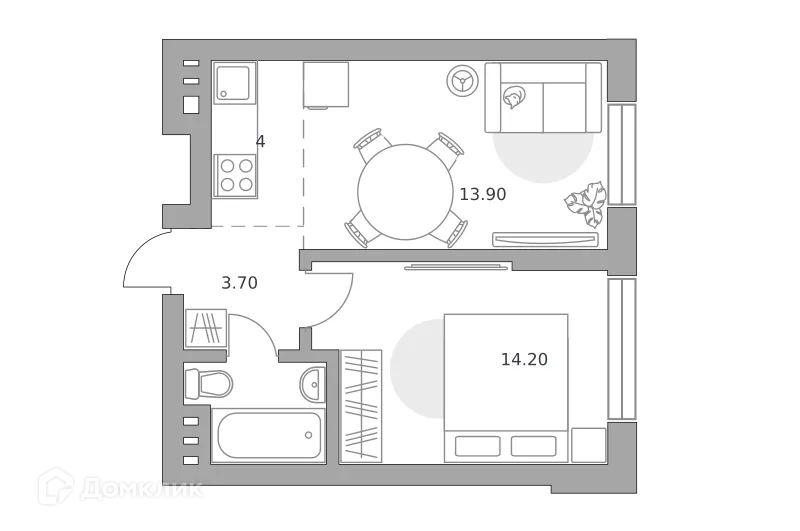Фото квартиры в ЖК «Театральный парк»