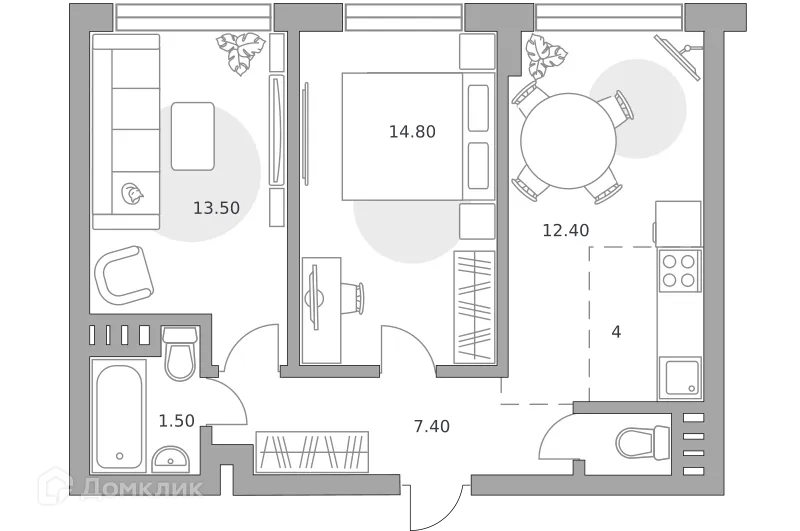 Фото квартиры в ЖК «Театральный парк»