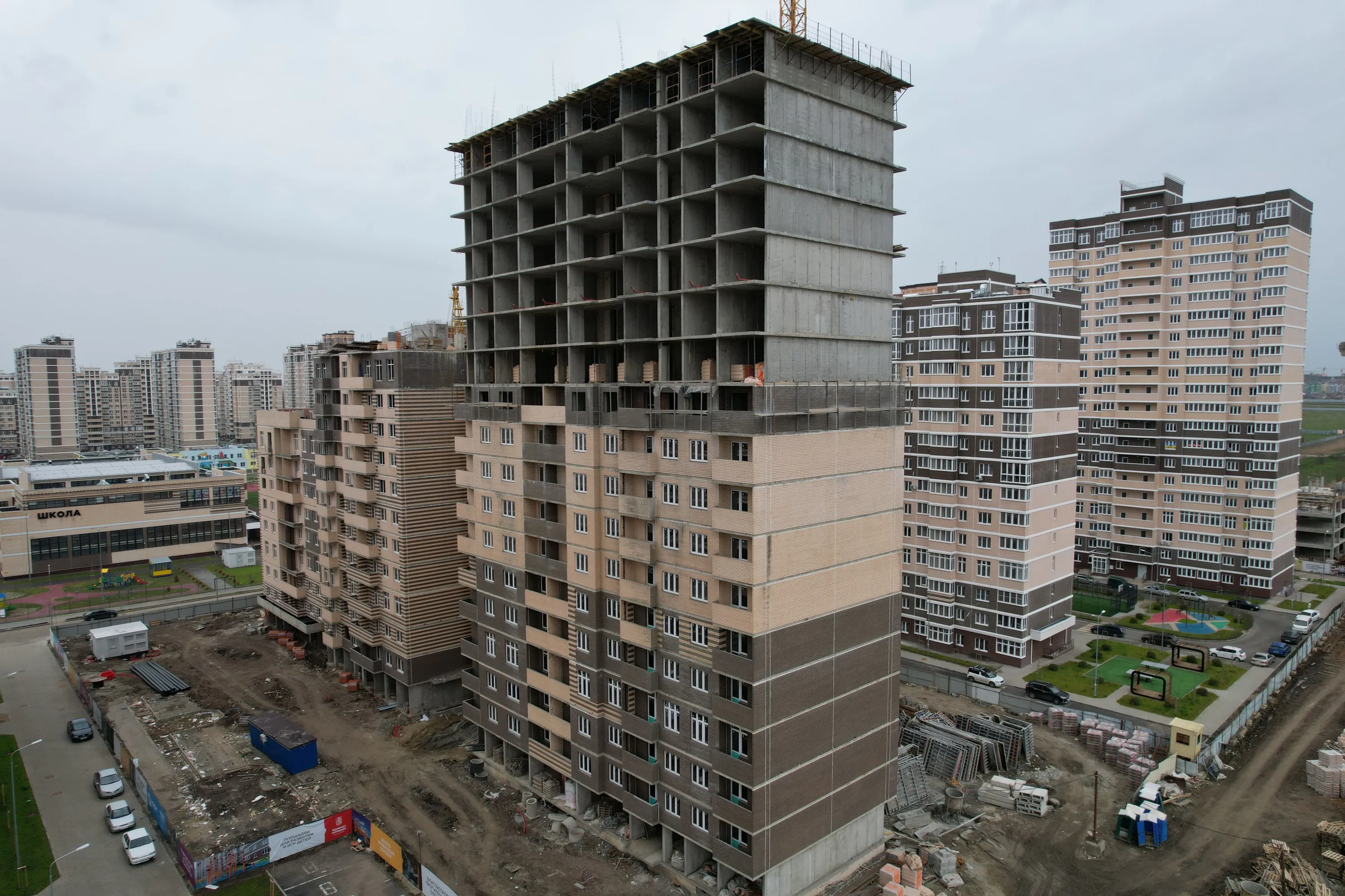 ЖК NEO-квартал "Красная площадь" ход строительства