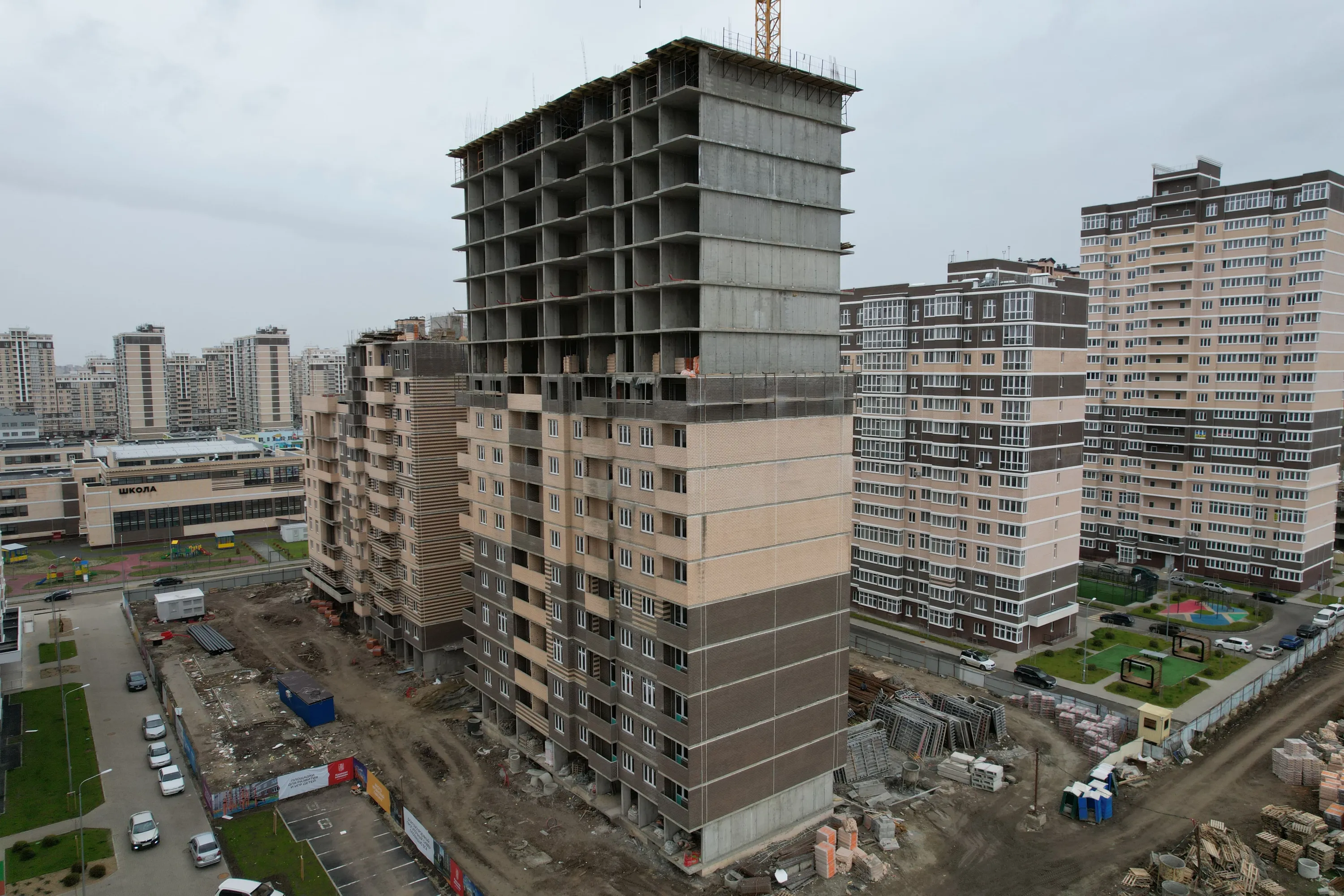 ЖК NEO-квартал "Красная площадь" ход строительства