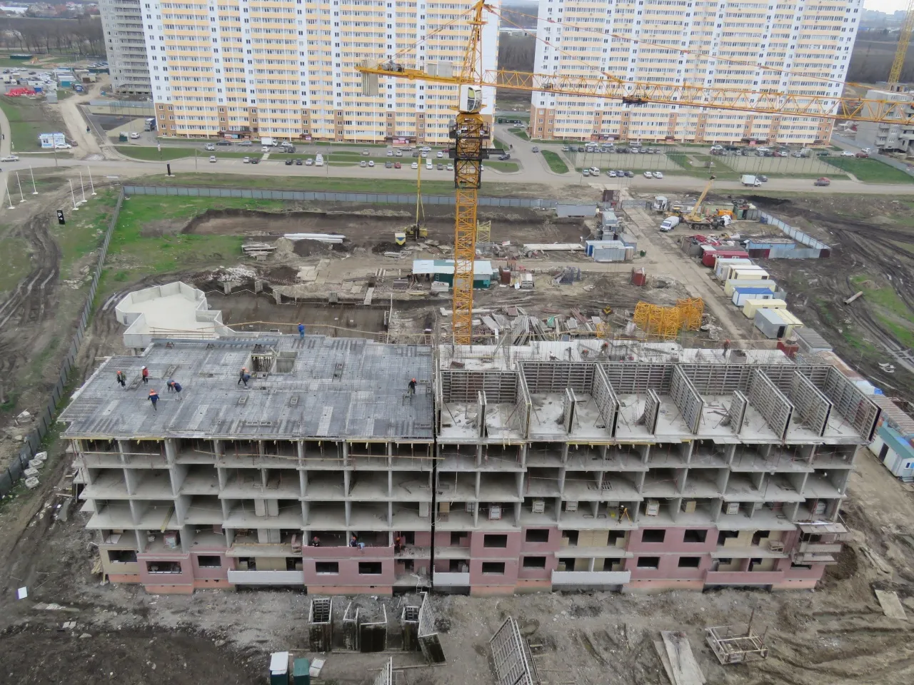 ЖК "Бауинвест" ход строительства