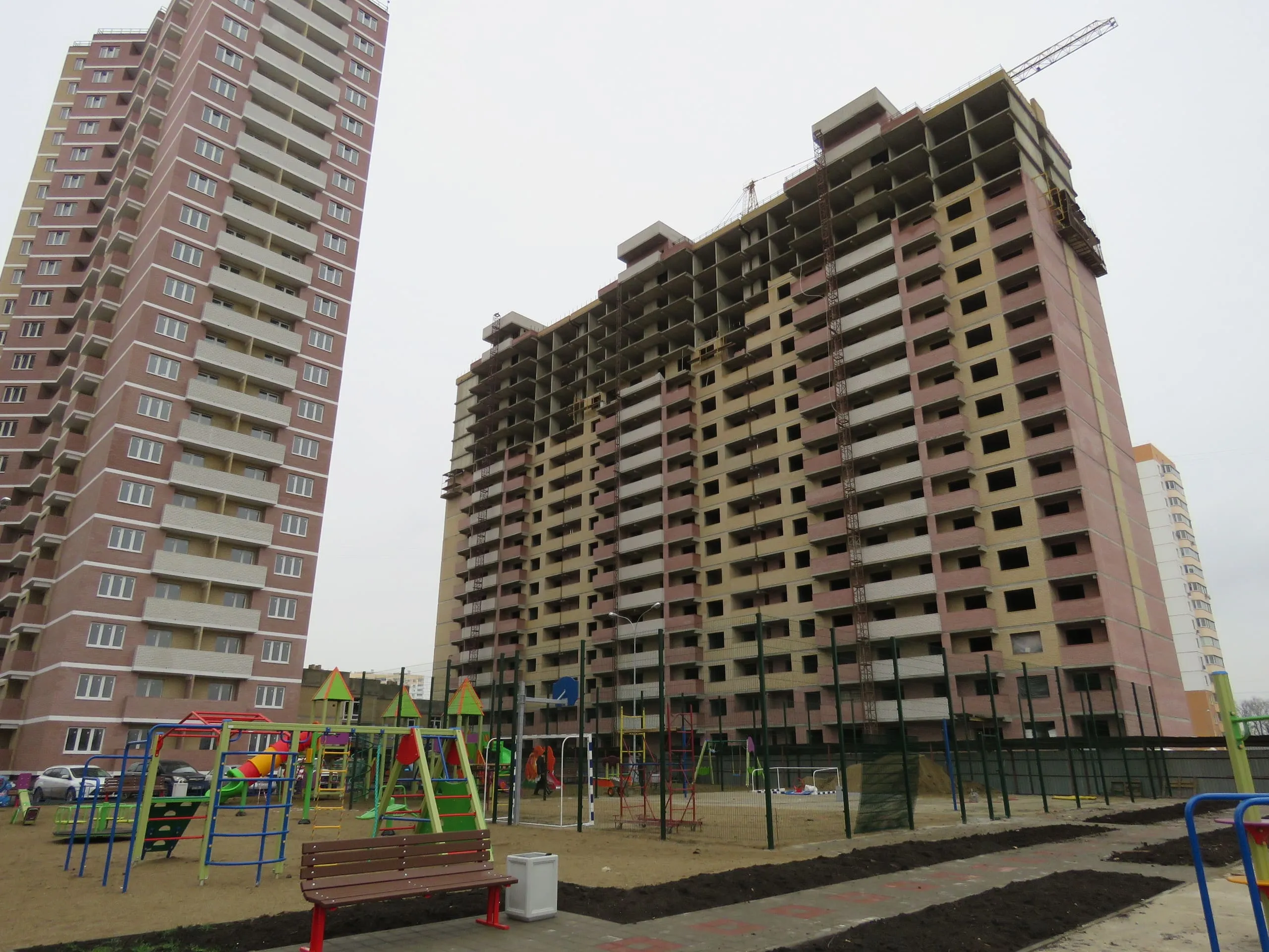 ЖК "Бауинвест" ход строительства