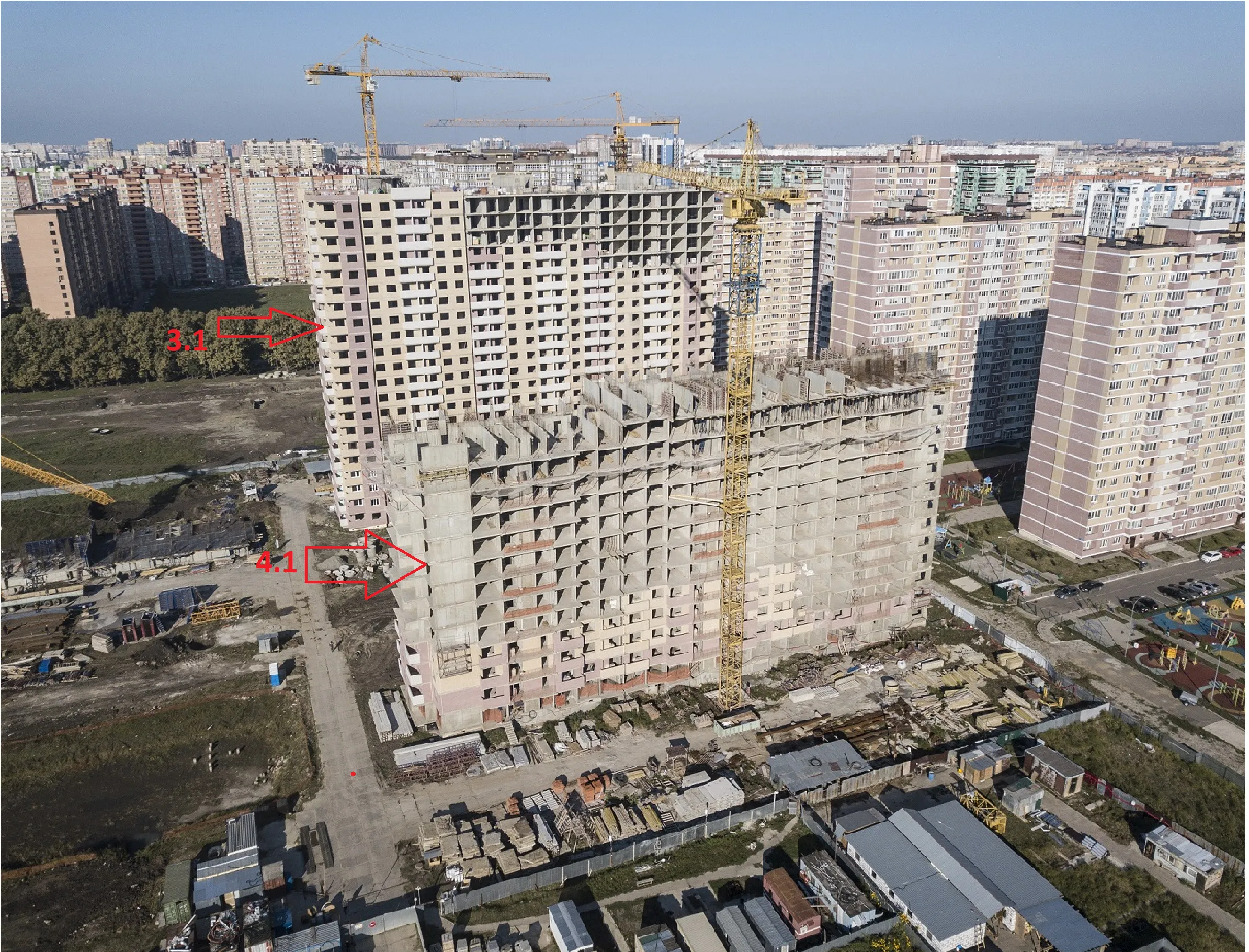 ЖК "Бауинвест" ход строительства