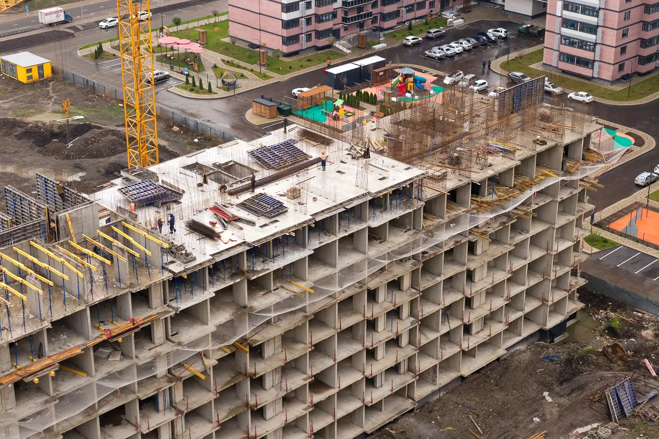 ЖК "Бауинвест" ход строительства