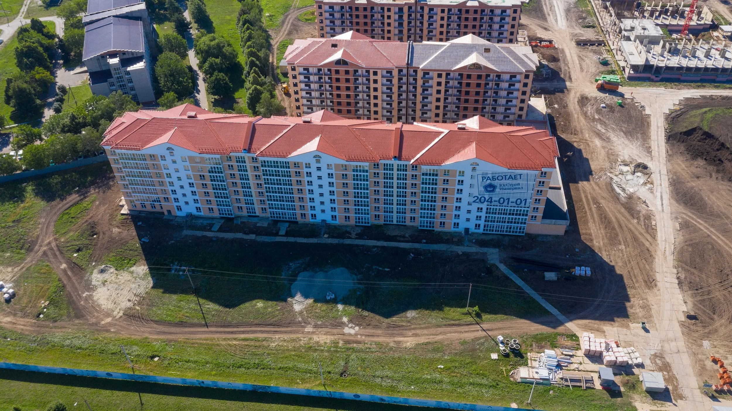 ЖК Белые Росы ход строительства