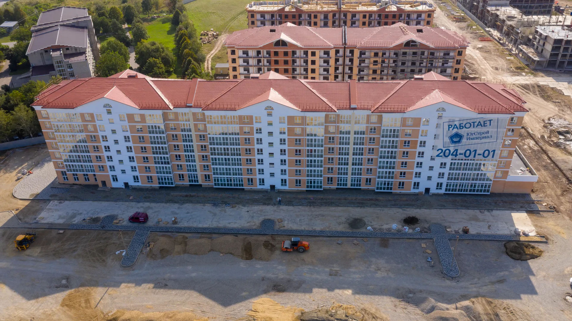 ЖК Белые Росы ход строительства