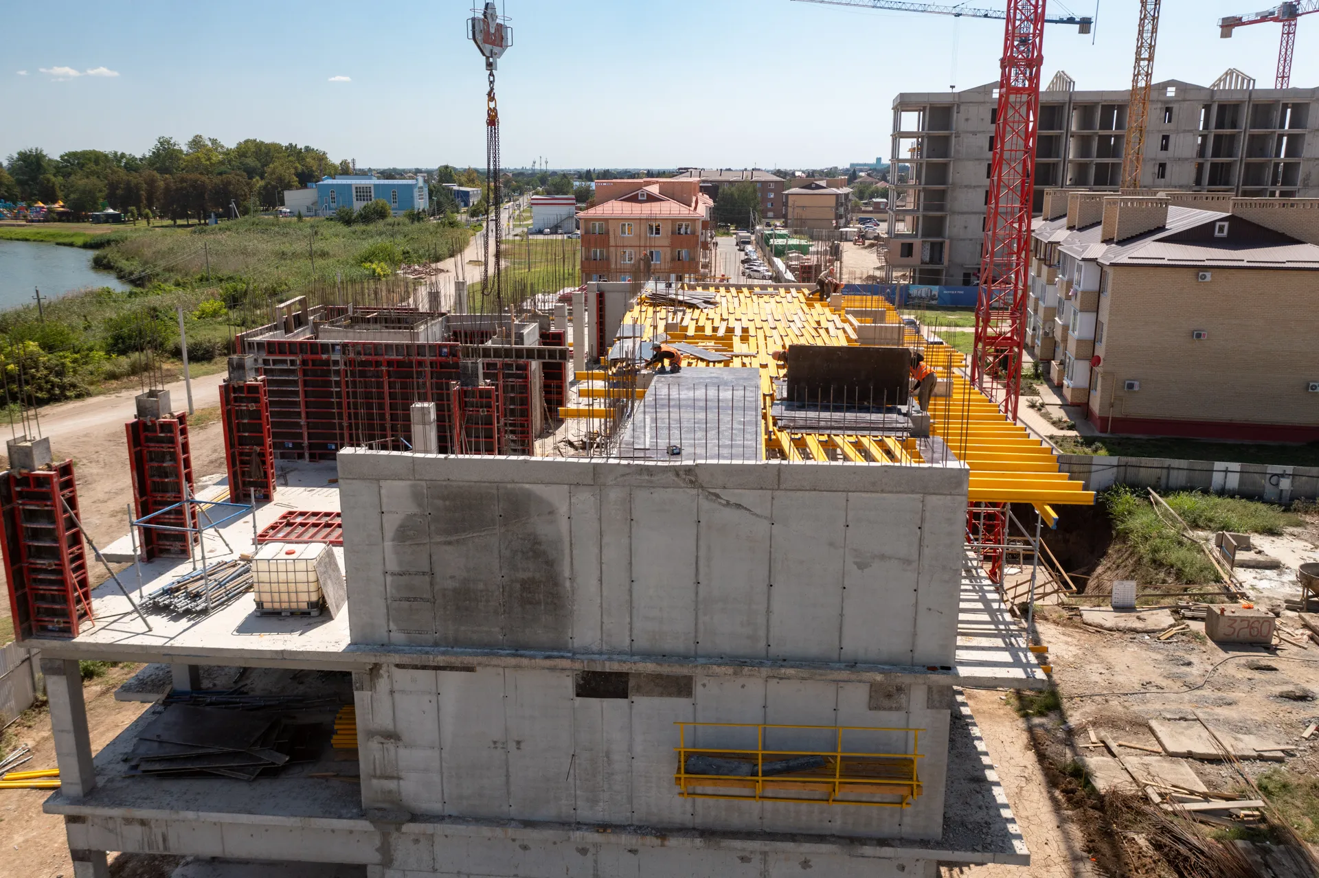 ЖК Белые Росы ход строительства