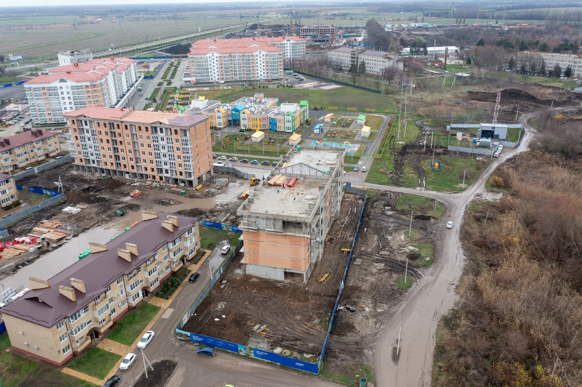 ЖК Белые Росы ход строительства