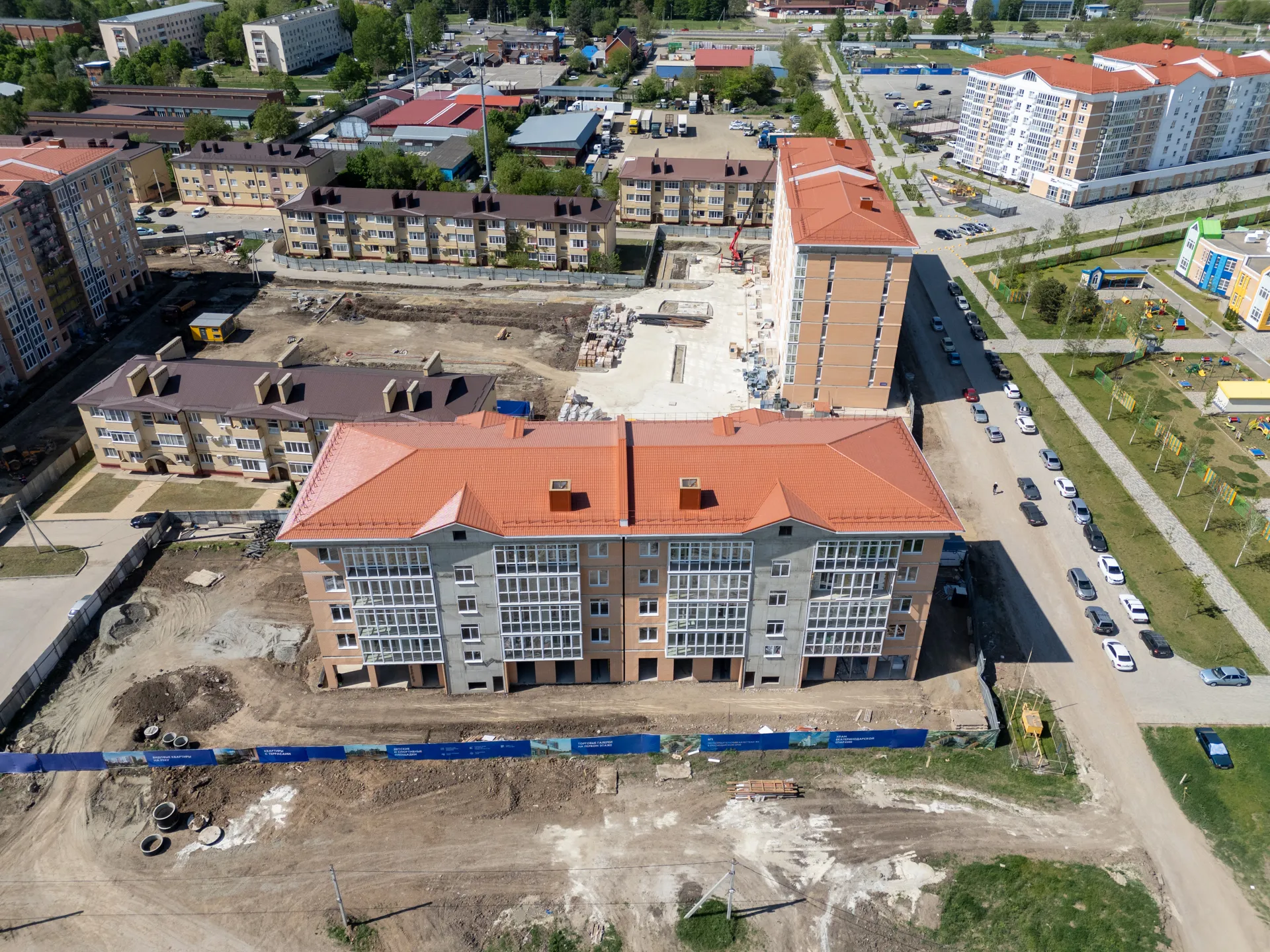 ЖК Белые Росы ход строительства