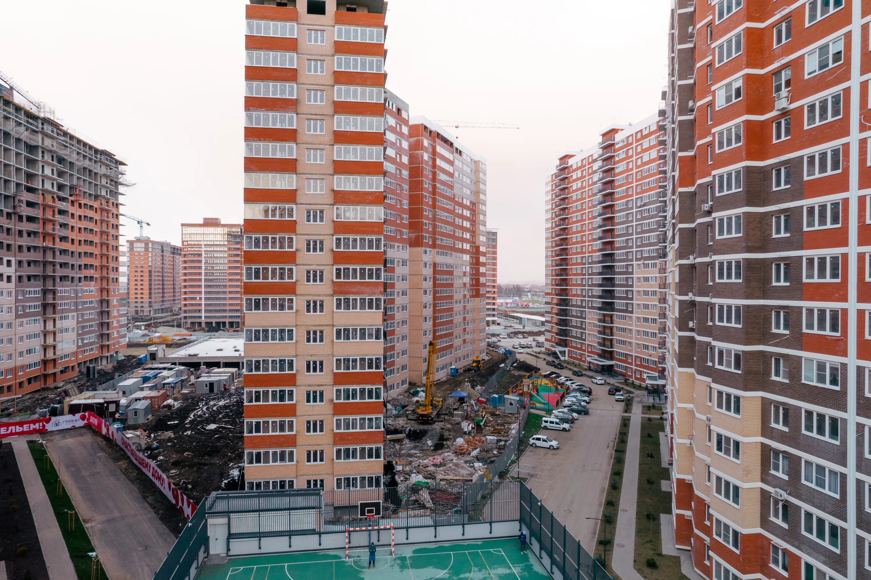 ЖК "Грани" ход строительства