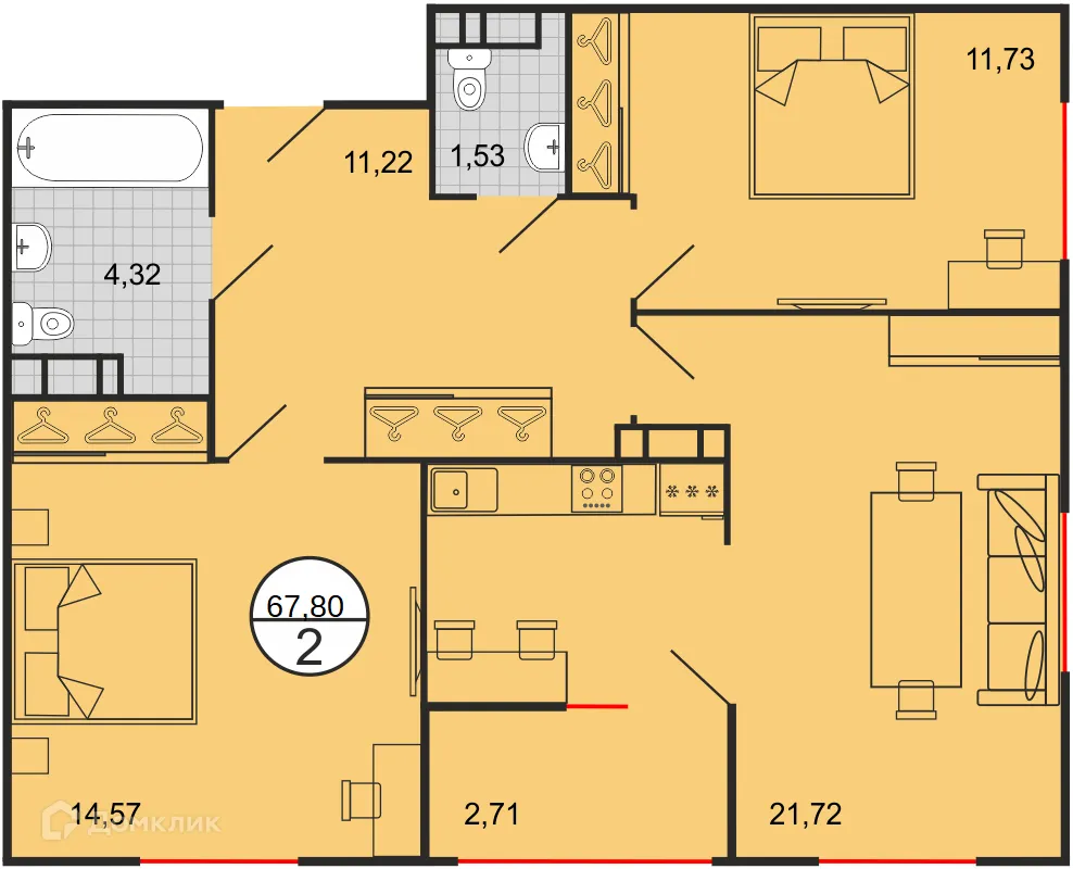 Фото квартиры в ЖК Событие
